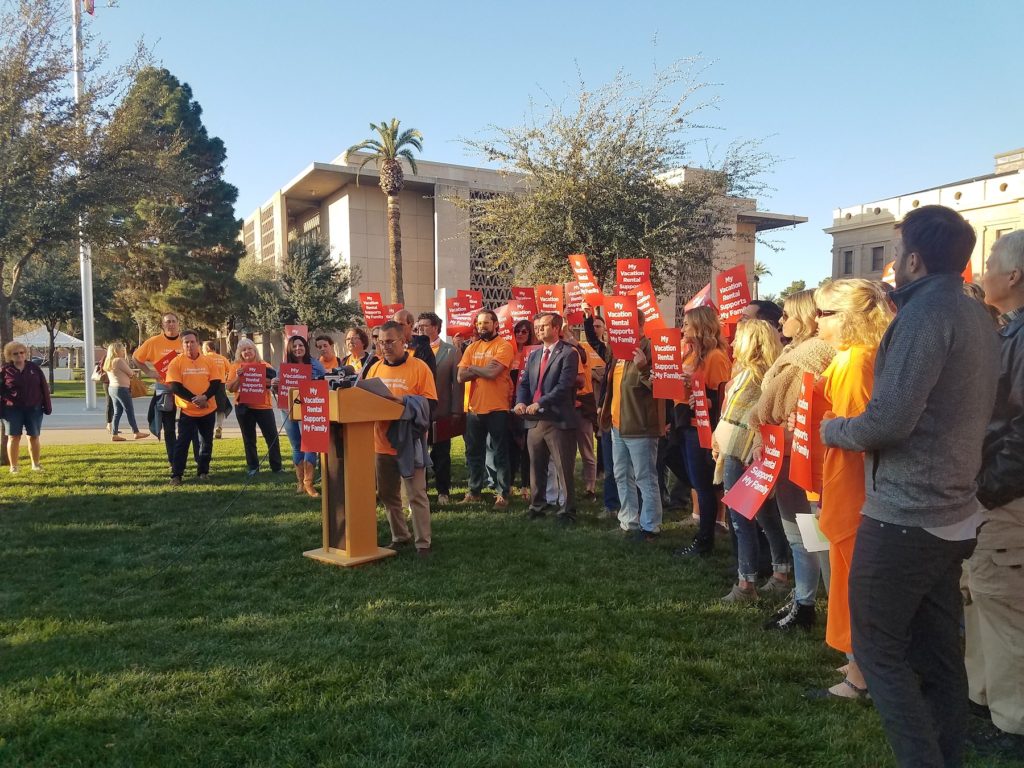 arizona short-term rental advocacy rally