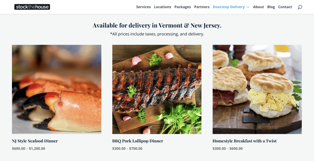 Doorstep Delivery app brings together vacationers and local businesses.