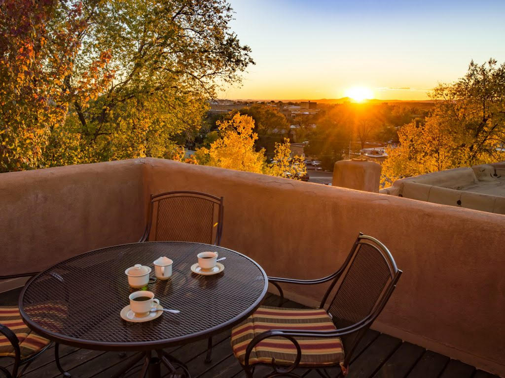 Views from a Santa Fe short-term rental