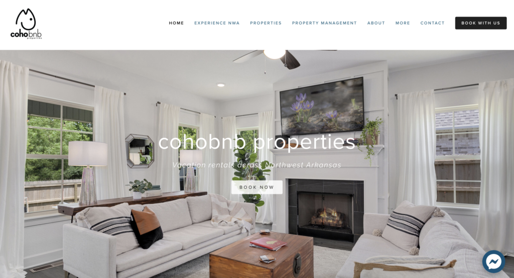 cohobnb arkansas vacation rental website