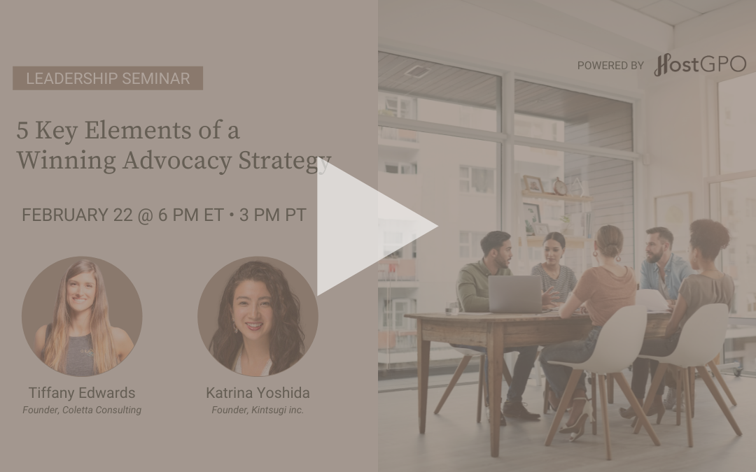 ▶️ 5 Key Elements of a Winning Advocacy Strategy Replay