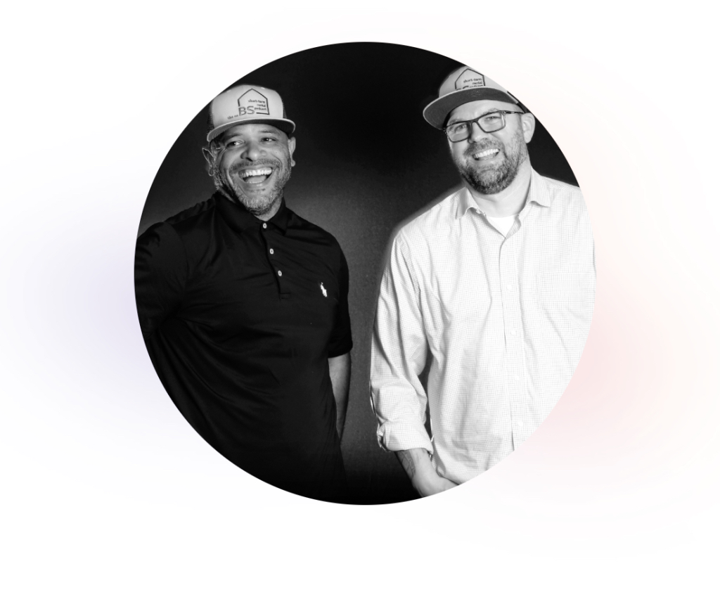Mateo Bradford-Vazquez and John Stokinger, hosts of The No BS Short-Term Rental Podcast