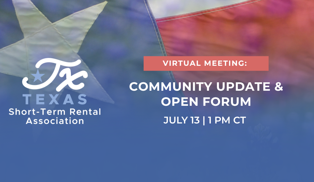 TXSTRA Community Update & Open Forum